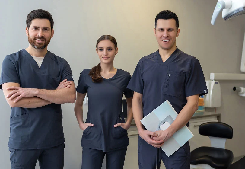 Pendleton, IN dentist Dr. Shamsaie and his team